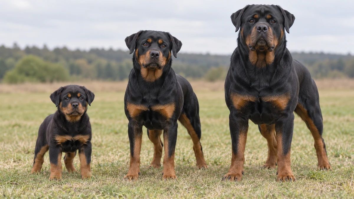 Rottweiler fiyat — boy ve varyete karşılaştırması